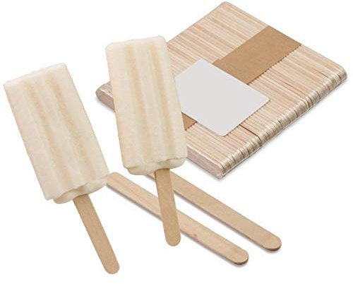 Tusin - Palillos de madera para manualidades con diseño de helado y helado, 50 unidades