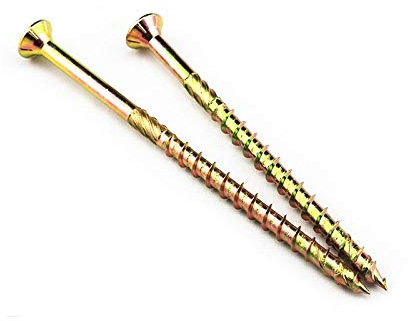 Clavos de tablero de fibra de cabeza avellanada moleteados/tornillos de madera largos y atrevidos de cabeza plana de ciruela interior / M6M8-4 * 40/450