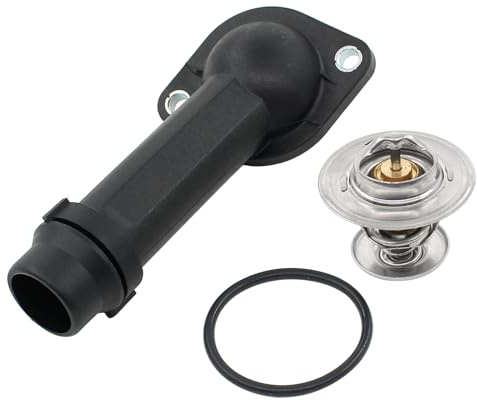 Doo Engy Thermostat mit Kühlmittelflansch und Dichtring Satz | für A4 8E B6 A6 4B C5 Superb 3U 1.9 TDI