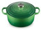 Le Creuset Cocotte redonda de hierro fundido, 24 cm, 4, 2 L, Todas Las Fuentes de Calor incluso inducción, Bamboo, 21177244082430