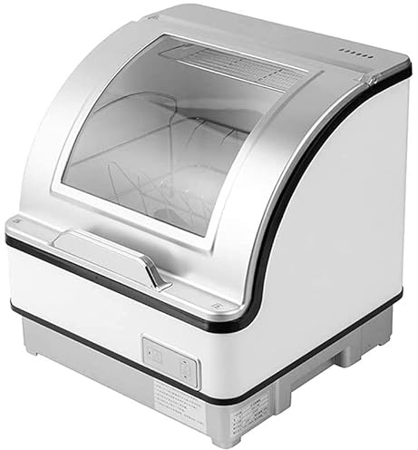 Table Dishwasher, Automatic High Temperature Drying Dishwasher, Compact and Small Design, Energy Efficient Design, Low Noise Level [Energy Class A ]