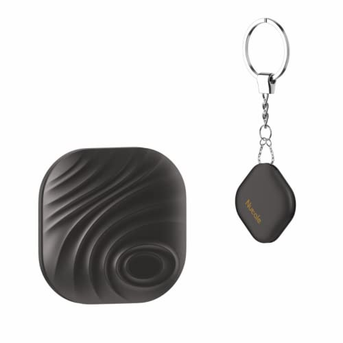 Nutale 1PCS Schlüsselfinder Schlüssel Finden mit App Bluetooth Braun, iOS und Android, Community Suchfunktion, Item Tracker Support Fernbedienung Gute Idee für Ihre verlorenen Gegenstände