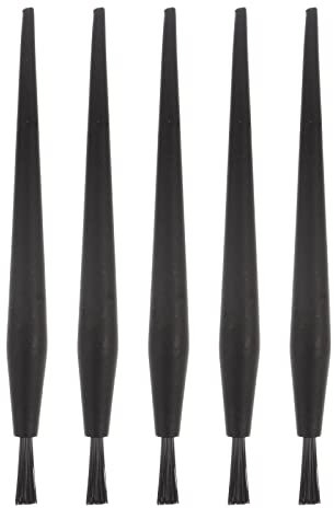 sourcing map 5Stk Antistatik Reinigung Pinsel 19mm Durchm PV Plastik Leitfähige Borsten Klein Schmale Antistatische ESD Pinsel für Saubere PCB Laptop Tastatur Lüfter