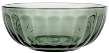 Iittala Schale Raami aus Glas, in der Farbe Tannengrün, Größe: Abmessungen: 12,6x12,6x5,3 cm, 1070593, Grün