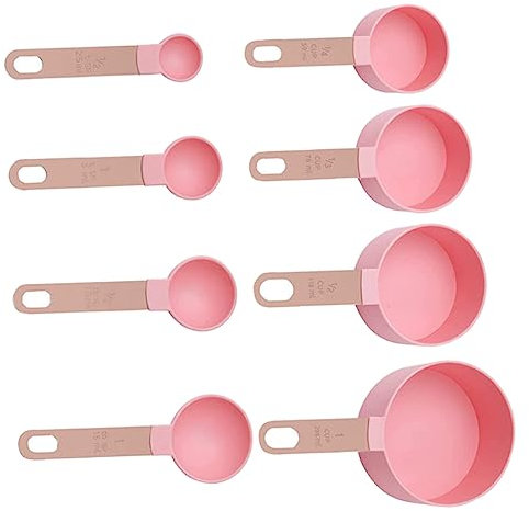 TOPBATHY Ensemble De Tasses Et Cuillères À Mesurer En Acier Inoxydable Gobelets Gradués Cuillère À Pâtisserie Balance Ustensiles De Cuisine