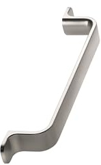 Furnipart TCO - RIO - Möbelgriff Modern - Schrankgriff - 1 Stück - Griffe für Küchenschränke, Schubladengriffe, Schrankgriffe - Länge 164 mm, Abstand 128 mm - Metall - Stahl