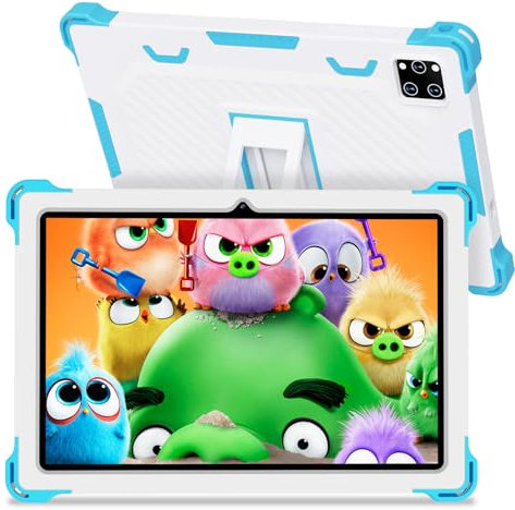 Kids Tablet,10.1 Inch Android 14 Tablets,10G RAM+64GB ROM,7000mAh,Octa-Core,WiFi2.4G,BT 5.0,Toddler Tablet,Kid-Proof Case,IWawa Children's System,Google Play Store,Gift for Kids-Blue