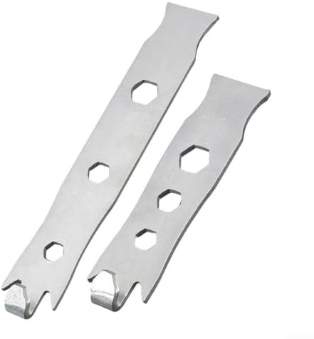 2 pezzi artefatti avvolgenti in filo di serra, strumenti portatili in acciaio inossidabile, per l'organizzazione del giardinaggio (grande + piccolo))