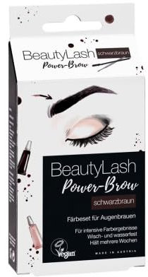 Kit De Teinture Sourcils Brun foncé à Noir Foncé BeautyLash