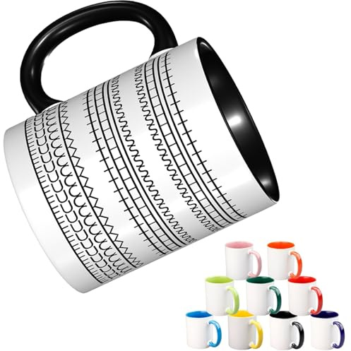 Funny Coffee Mug with Hidden Message - Novelty Ceramic Cup, Humorous Gift for Coffee Lovers, Work Besties, Coworkers & Friends - Unique Office Gift for Women & Men (Black)