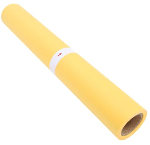 Rotolo di carta da lucido per disegni e cuciti, 12 pollici x 50 iarde Carta da regalo gialla traslucida, Carta modello da cucito per schizzi, ricalchi, creazione di costumi (46 metri)