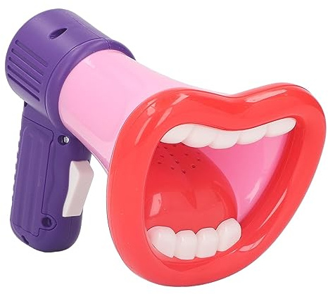 Brrnoo Sprachwechsler, Sprachwechsler für Erwachsene. Rotes Megaphon mit Verschiedenen Stimmen und Szenarien. -Spielzeug aus Kunststoff für Große Ansagen und Fantasievolles Spielen (PINK)
