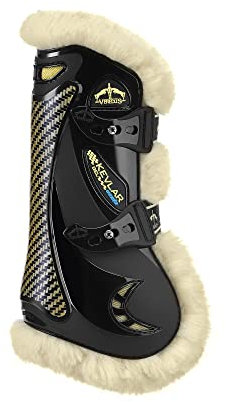 Veredus KV Gel Vento STS Front with Sheepkin Tendon Boot Medium Black