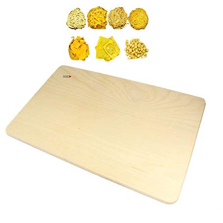 Asse tavola da pasta con battente antiscivolo in legno di Betulla (cm. 33x50)