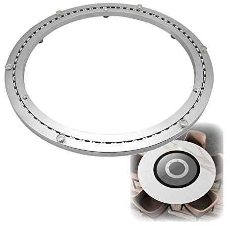 Schwerlast Drehbeschlag Drehscheiben Scheibe Dreht 300 400mm 500mm, Heavy Duty Lazy Susan Aus Aluminiumlegierung Stumm, Drehteller Für Tabletop-Serving-Messedisplays ( Size : 18 inches (450mm) )