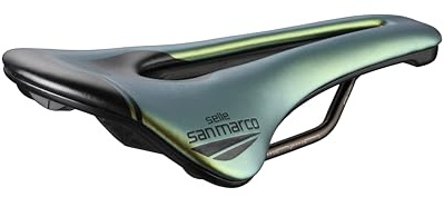 Selle San Marco Shortfit 2.0 Racing Saddle: Iridescent Gold S3