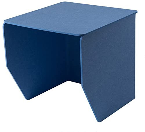 Portable Soundproof Booth, Acoustic Foam Panels, for simple soundproof rooms Soundproof walls/soundproof sheets,Soundproofing Wall/soundproofing, For Recording/meeting (Color : Blue)