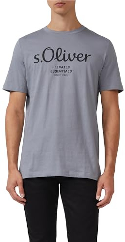 s.Oliver T-Shirt aus Baumwolle mit Label-Print