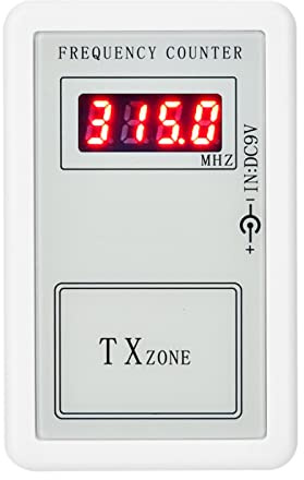Fernbedienung Tester,Auto-Schlüsselanhänger-Signalsteuerung, Kabelloses Messgerät,Tragbarer Handzähler, 250-450 MHz Handheld Digital Frequenz Meter Zähler Drahtlose Fernbedienung Tester Werkzeuge