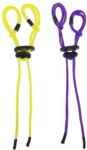 ECSiNG 2pcs Tir à l'arc Doigt Sling Réglable Corde d'arc Tir à l'arc de Doigt d'arc Classique pour Arc Classique Accessoires de Remplacement