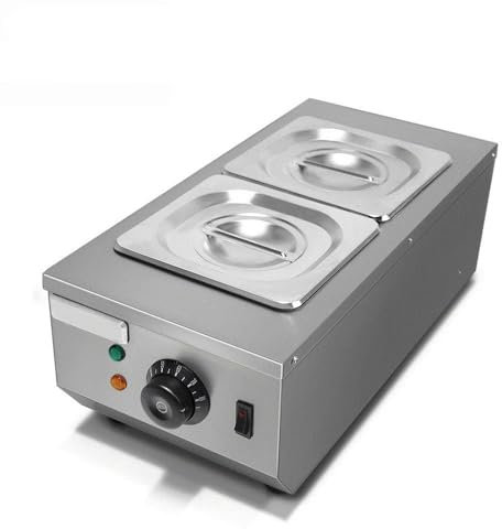 Riscaldatore elettrico for macchina for sciogliere il formaggio al cioccolato, commerciale, doppia pentola calda, caldaia, cilindro ad immersione, scaldavivande
