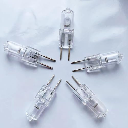WYLIELAMSH Halogenstrahler 5 Stück Halogenlampe GY6.35 Doppelstiftsockel Wolfram-Halogenlampen G6.35 12V,50W