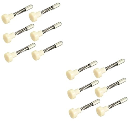 CANIGHT 2 Sätze Mini-krippenriegel Gefederte Kolbenriegel Für Käfige Bettfederriegel Fensterriegel 6 Stück * 2