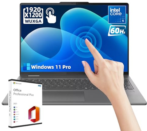Lenovo Yoga 7i 2-in-1 Business Laptop - 16 FHD+ Touch Screen | Ultra 5 125U | Intel HD Graphics Backlit KB | Wi-Fi 6 | Win 11 Pro | Office 2021 Lifetime bundle with accessories(16GB DDR5 | 512GB SSD)