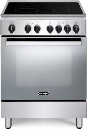 DMX 64 VL - Cocina con horno eléctrico, 4 fuegos, 60x60 cm, Inox