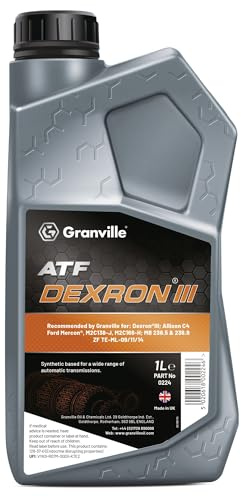 Granville ATF Dexron III Automatic Transmission Fluid – 1L | Semi-Synthetic – High-Performance Transmission Oil Fluid | Fluid Oil for Gearboxes & Power Steering