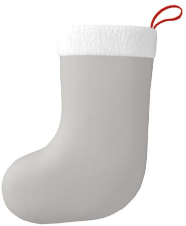 Hgbbdyyjj Weihnachtsstrümpfe für Herren und Damen, Achatgrau, Weihnachtsstrümpfe, weiches Polyester, dekorative Socken, Schwarz , Einheitsgröße