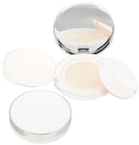 BESTYASH 2pezzi Contenitore Ricaricabile Per Cipria in Polvere Libera Scatola Vuota Per Cipria Da Trucco Astuccio Compatto Portatile Per Viaggio Contenitore Per Fondotinta Cuscino