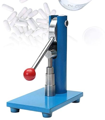 Generisch Tablet Press Lever Shape Stainless Steel for Laboratory Pill Making, Suitable for Benzoic Acid, Charcoal Samples and Medicine Powder