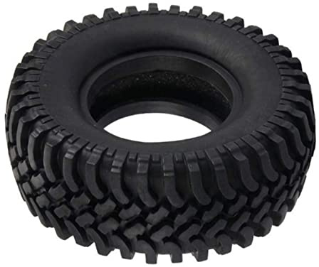 Yardwe Autoreifen Gummi Für Modellauto Crawler Reifen Schwarz Für Raupenauto Gummireifen Autogummireifen LKW-Reifen Für Offroad