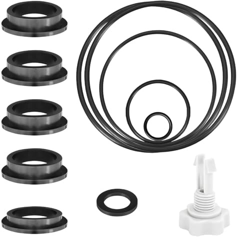 LNSYSNS Piezas de Repuesto para Filtro de Arena, 12 Piezas Kits de Repuesto para Bombas Piscina, 25013 Juntas de Bomba de Filtro de Arena, Goma y PVC, para Intex Bombas Filtro-Arena, Juntas Piscinas