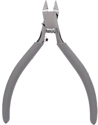 Fafeicy Pinza Per Modellini, Taglierina Laterale A Lama Singola Ultra Sottile Per Un Taglio Pulito Di Parti Di Modellini, Con Manico Rivestito In Plastica Antiscivolo E Meccanismo A (Pinza Modello