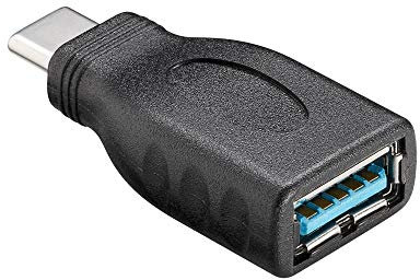 Goobay 45395 Adattatore da USB-C a USB 3.0 Tipo A, Nero