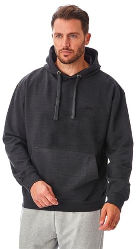 Iron Mountain Arbetskläder för män återvunnet garn miljövänligt anti-noppor flexibel bekväm mjuk fleece huvtröja sweatshirt, kolmärgel, XL