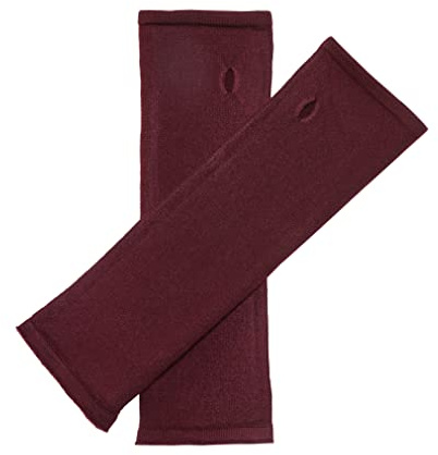 Enter the Complex® Armstulpen, Pulswärmer mit Daumenloch, Merino Wolle, Damen und Herren, Bordeaux