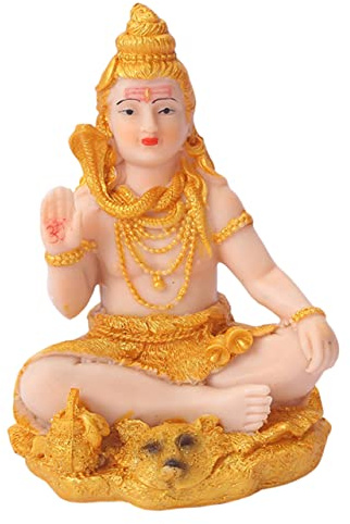 ORFOFE Hausschmuck -Statue Hausornamente Wohnkultur Vintage-Dekoration -Statue Harz -Statuen Hinduistische Religiöse Statuen Desktop- -Gott- Hinduistische Harz- -Skulptur