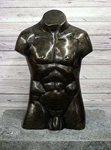 Thermobrass Bronzefigur Große Männer Büste aus Bronze