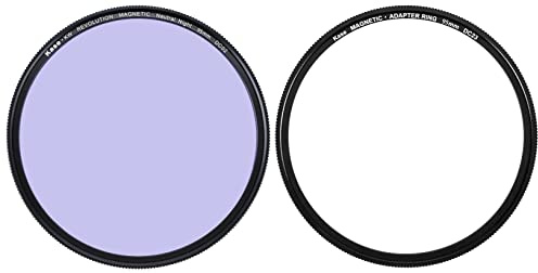 Kase Wolverine Revolution 95 mm magnetischer neutraler Didym-Lichtverschmutzungsfilter aus gehärtetem optischem Glas, stoßfest, mit grünem Ring und Adapter