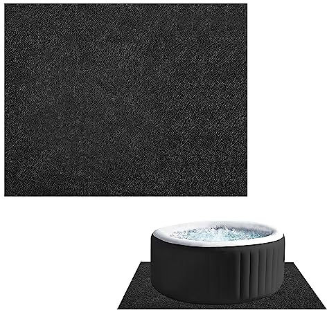 Hot Tub Mat Non-Slip Waterproof (Square 231 cm x 201 cm) | Reusable Pool Underlay, Washable Swimming Pool Groundsheet, Hot Tub Floor Mats