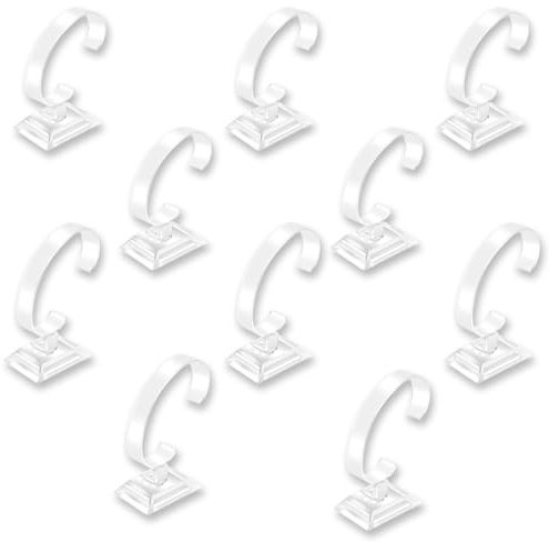 XPEX 10 Stück Uhrenhalter Uhrenständer Halter,uhren halter, transparenter Armbandständer Halter, durchsichtiger Schmuck Vitrinen Ausstellungsständer Rack für den Laden oder den Heimgebrauch