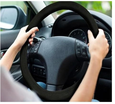 Auto Lenkradbezug Für Auto Beheizte Lenkrad Abdeckung Auto Innen Zubehör Mikrofaser Warme Fahren Abdeckung Lenkradbezug