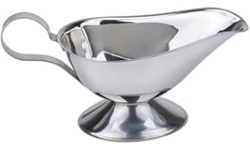 Ciieeo Stainless Steel Gravy Boat Sauce Pourer 5 Ounce Stainless Steel Seasoning Container for Kitchen Serving Dips and Sauces