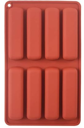Candy Baking Mold,Silicone Ice Stick Trays 8 Cavity Reusable Ice Cube Mould Long Ice Maker for Sports Water Bottles
