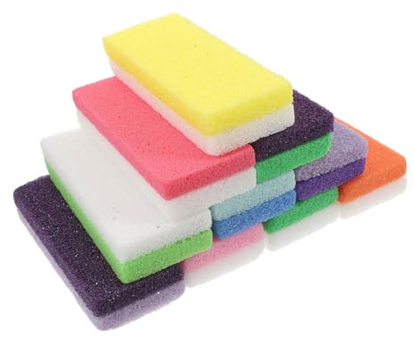 Pedicure Foot Pumice Stone 10 Pezzi in Poliuretano per Piedi | Compatto e Leggero, Resistente All’usura, Adatto a Saloni di Bellezza e Uso Domestico