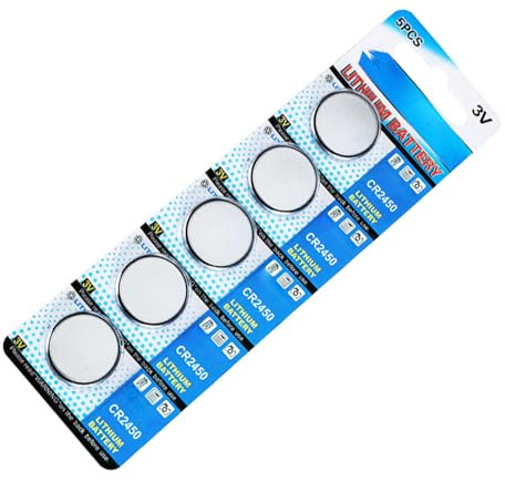 5/10 CR2450 Lithium Button Cell Multi Pack 3V Power Supply CR2450 Lithium Coin Battery for 3V Electronic Devices