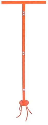 EBTOOLS Coltivatore Manuale del Terreno a Mano in Acciaio Inossidabile per Pavimenti per il Giardinaggio e le Auto Aiuole - Design Ergonomico per il Comfort